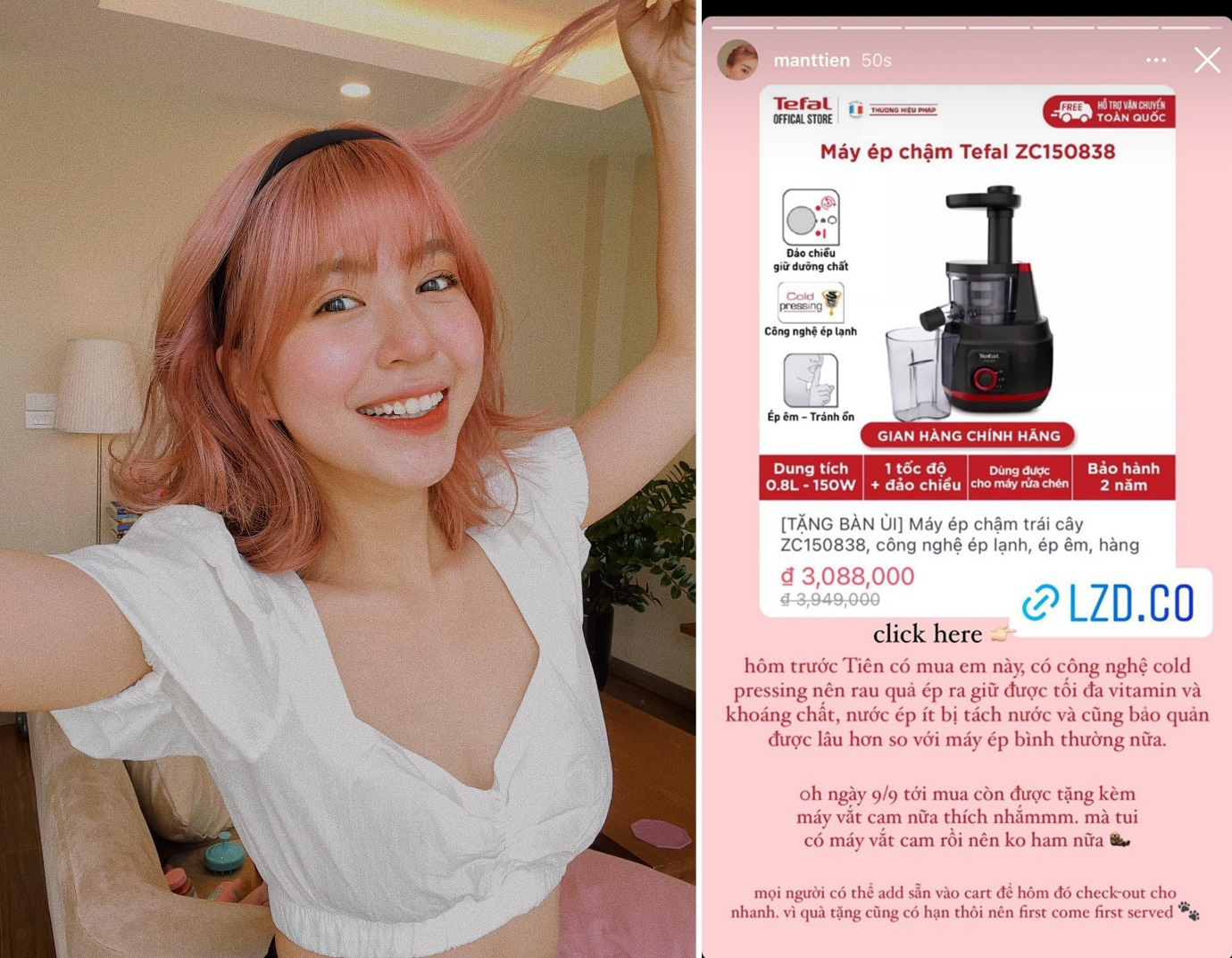 Hít story của Hot Blogger, bóc hàng loạt giá giảm sốc trong khung giờ 20-24h ngày 9.9 trên Lazada - Ảnh 3.