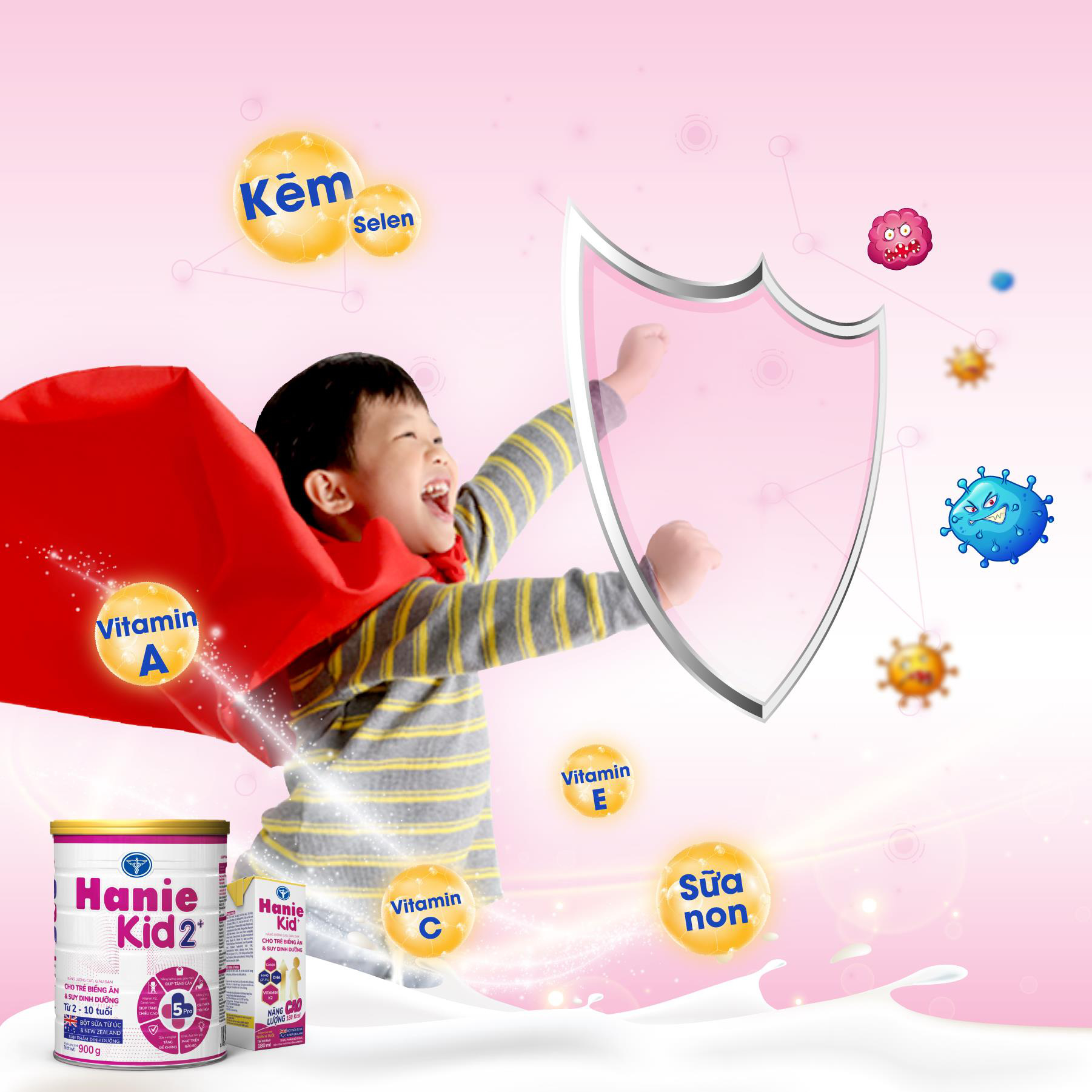 Sữa Hanie Kid 2+: Hệ dưỡng chất 5Pro giúp bé tăng cân và tăng chiều cao - Ảnh 5.