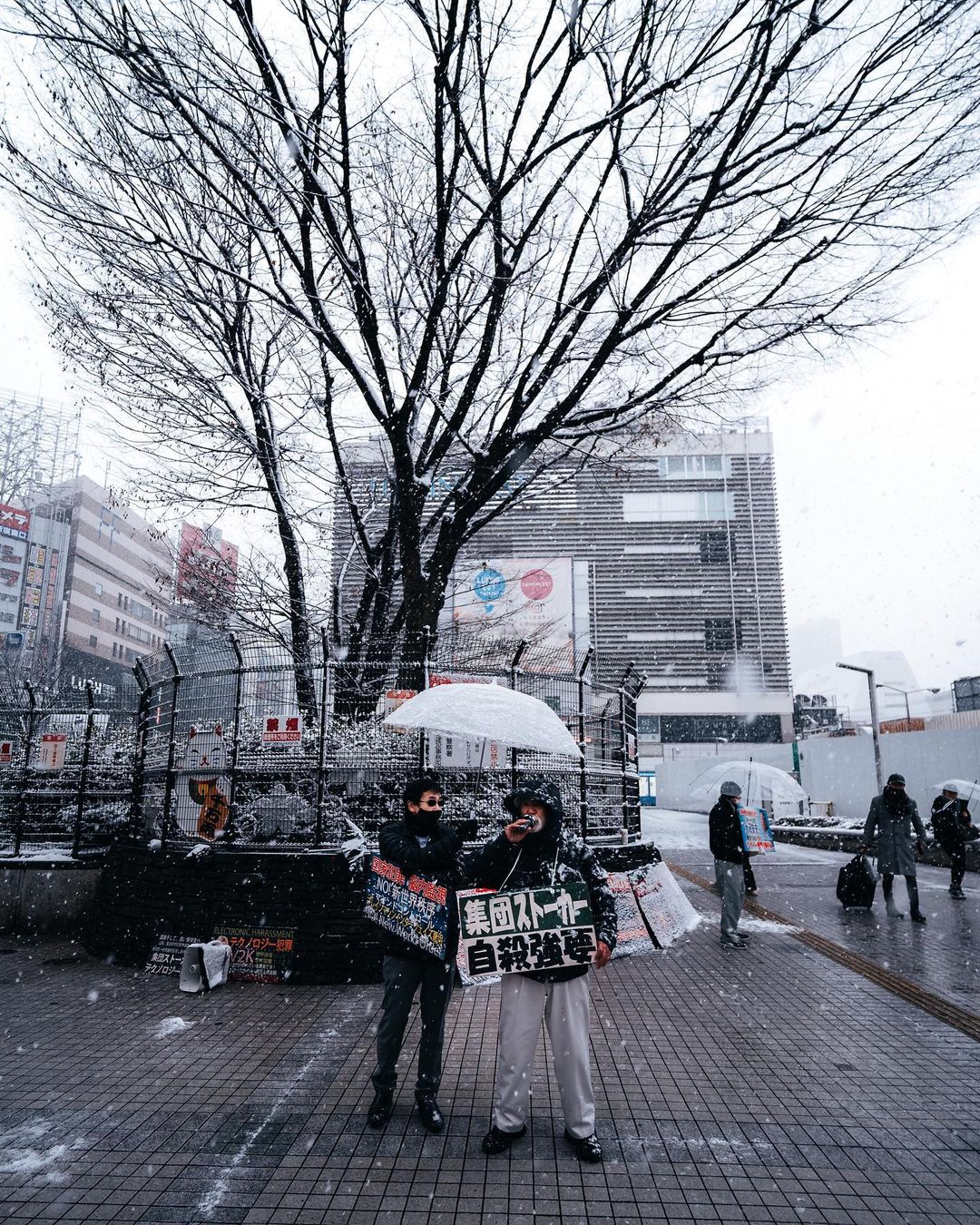 Chùm ảnh: Khung cảnh Tokyo dưới tuyết trắng đẹp đến nao lòng, phảng phất nét buồn tựa cổ tích mùa đông - Ảnh 6.