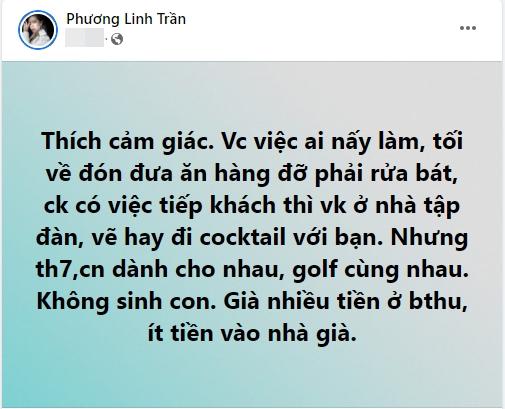 Tranh cãi gay gắt quan điểm hôn nhân của ca sĩ Phương Linh: Không rửa bát, không sinh con, việc ai nấy làm - Ảnh 2.