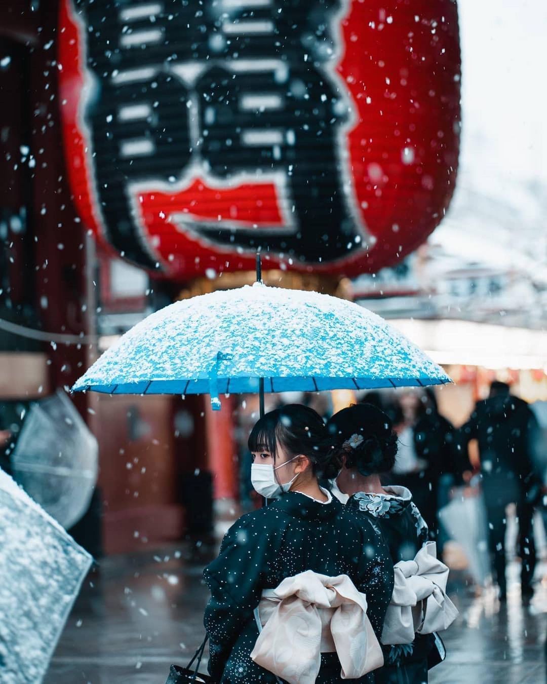 Chùm ảnh: Khung cảnh Tokyo dưới tuyết trắng đẹp đến nao lòng, phảng phất nét buồn tựa cổ tích mùa đông - Ảnh 9.