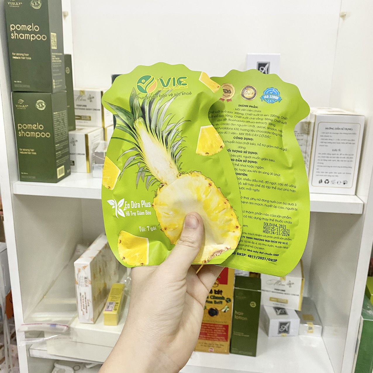 Cục An To&agrave;n Thực phẩm v&agrave;o cuộc điều tra kẹo dứa hỗ trợ giảm b&eacute;o V.I.C: Sản phẩm c&oacute; chứa chất cấm Sibutramine v&agrave; Phenolphtalein - Ảnh 3.