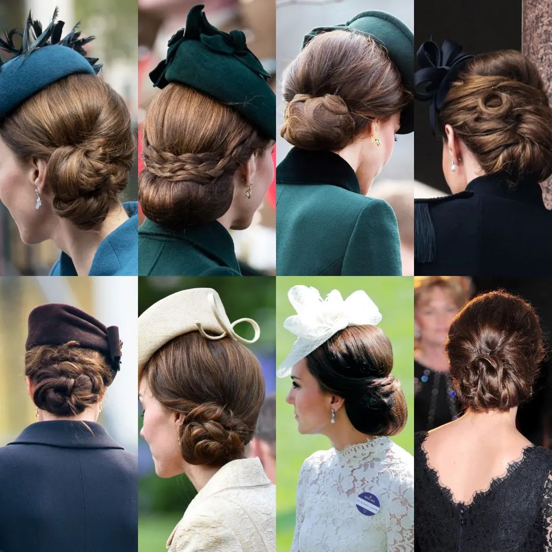 Công nương Kate búi tóc Đẳng cấp &quot;Nữ hoàng tương lai&quot; của  Công nương Kate: Riêng chuyện búi tóc cũng khiến netizen phải thán phục - Ảnh 3.