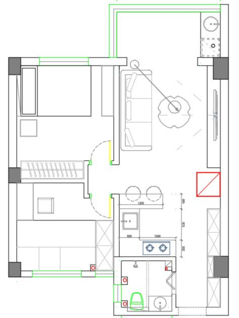 Dành 4 tháng để cải tạo hoàn toàn, cô nàng độc thân biến căn hộ cũ nát 47m² thành không gian sống ấm cúng khiến ai thấy cũng mê - Ảnh 2.