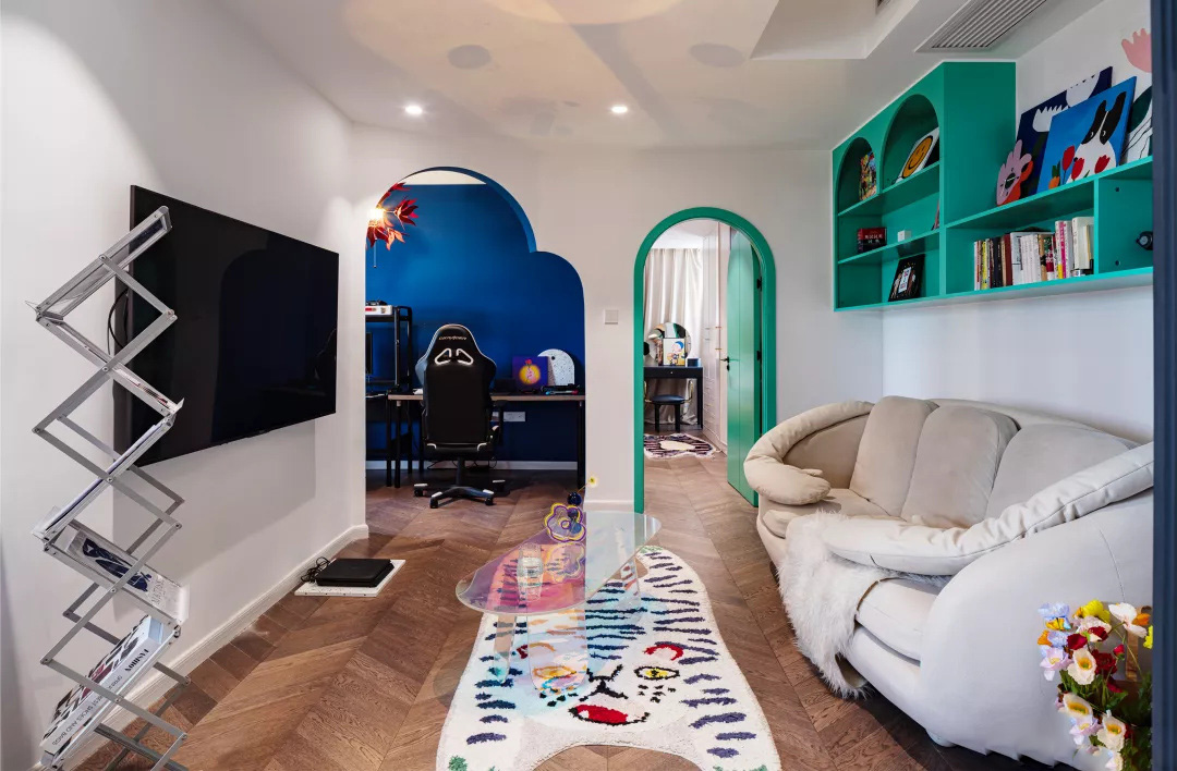 Căn hộ 77m² với phong cách thiết kế “có một không hai” của cô nàng 9x cá tính mê game - Ảnh 5. Căn hộ 77m² với phong cách thiết kế “có một không hai” của cô nàng 9x cá tính mê game - Ảnh 5.