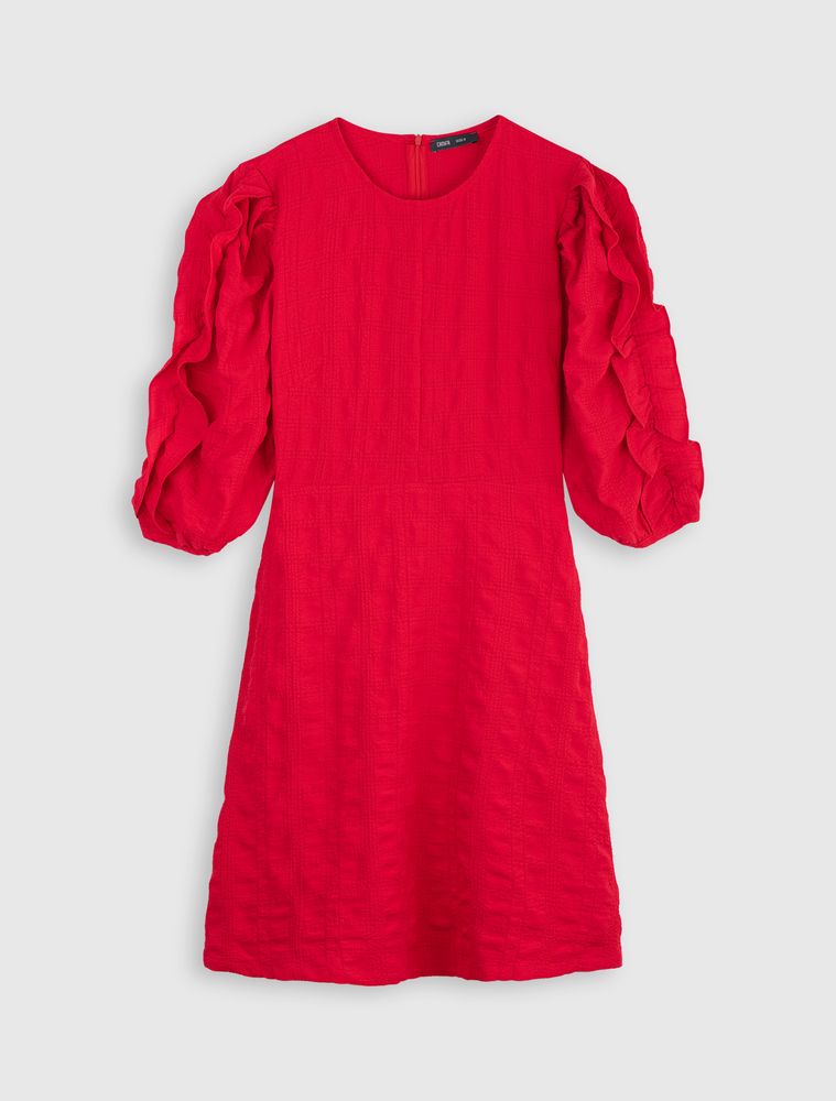 Váy áo Tết 7 item đỏ vừa xinh vừa sang, chị em tia ngay diện Tết để năm mới rực rỡ khỏi bàn - Ảnh 7.
