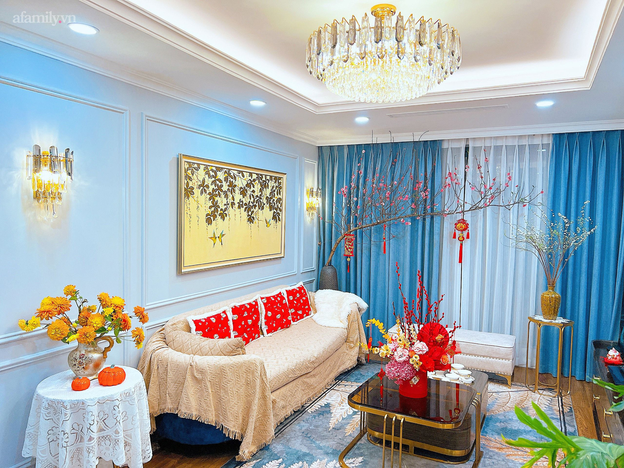 Mùng 3 Tết không gian sống của gia đình Hà Nội vẫn đẹp nức nở nhờ khéo léo trang trí hoa tươi và các món đồ decor  - Ảnh 2.