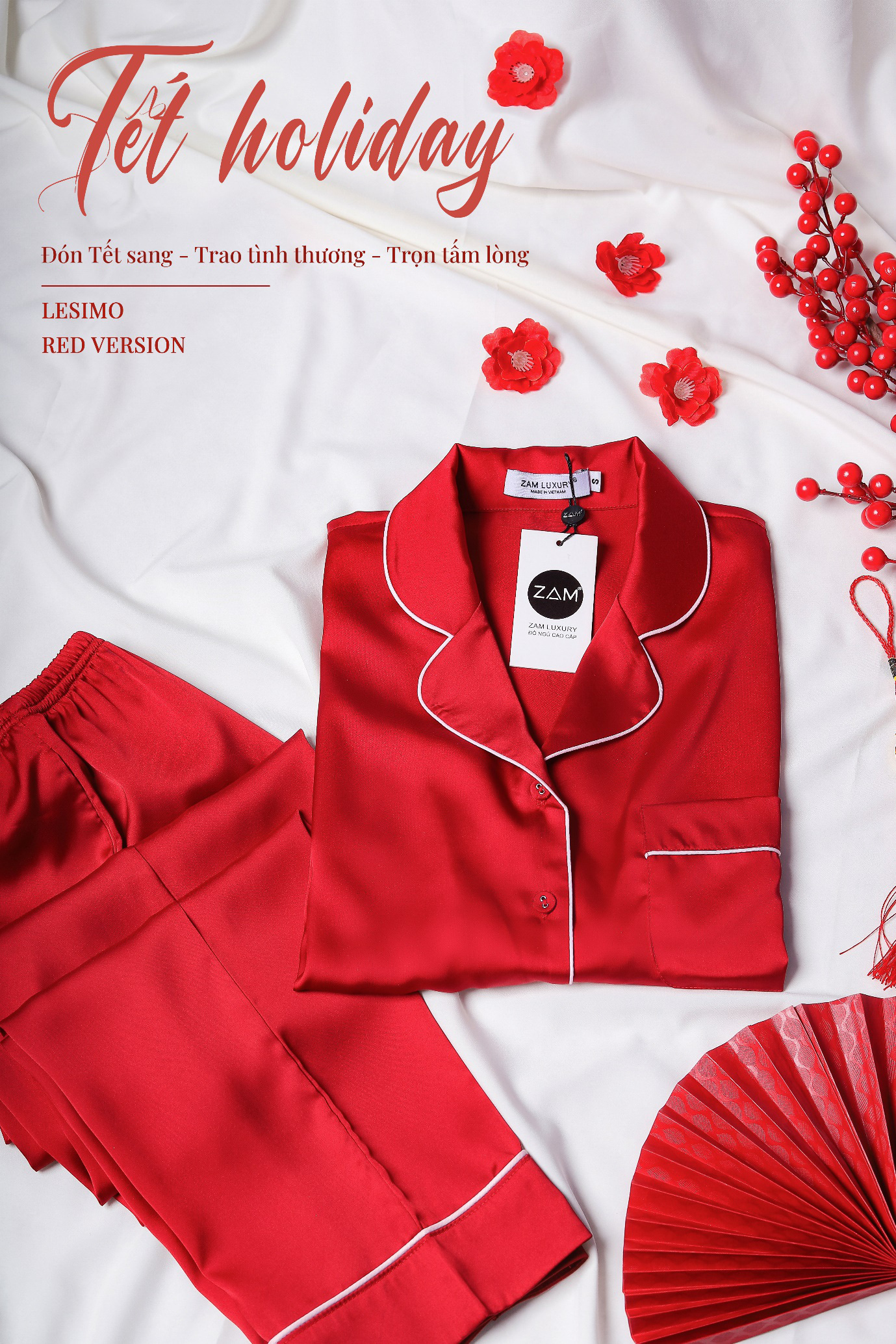 Gợi &yacute; đồ mặc nh&agrave; diện Tết từ ZAM Luxury - Ảnh 1.