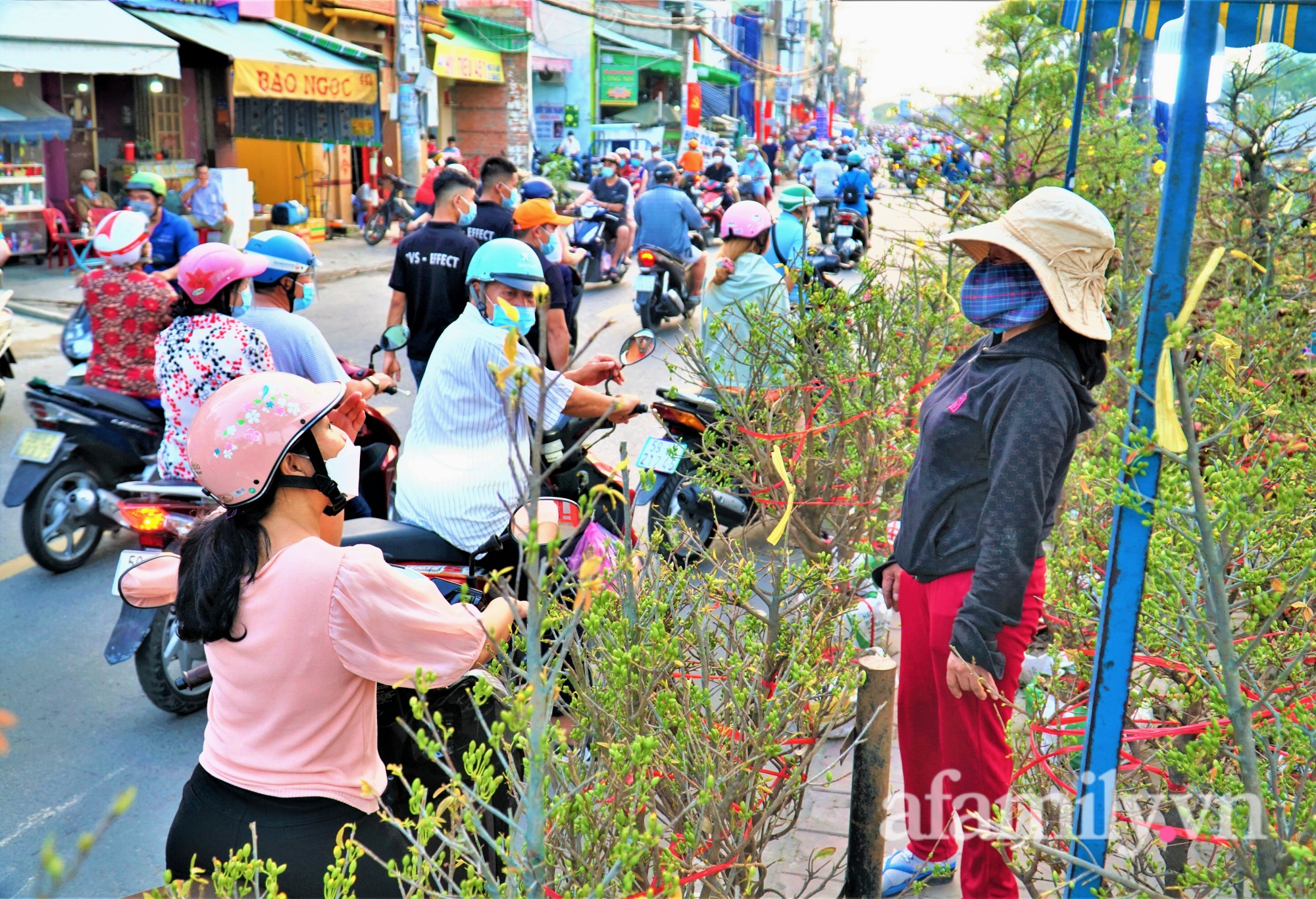 Cận cảnh bến Bình Đông ngập tràn sắc xuân trước thêm Tết Nhâm Dần - Ảnh 4.