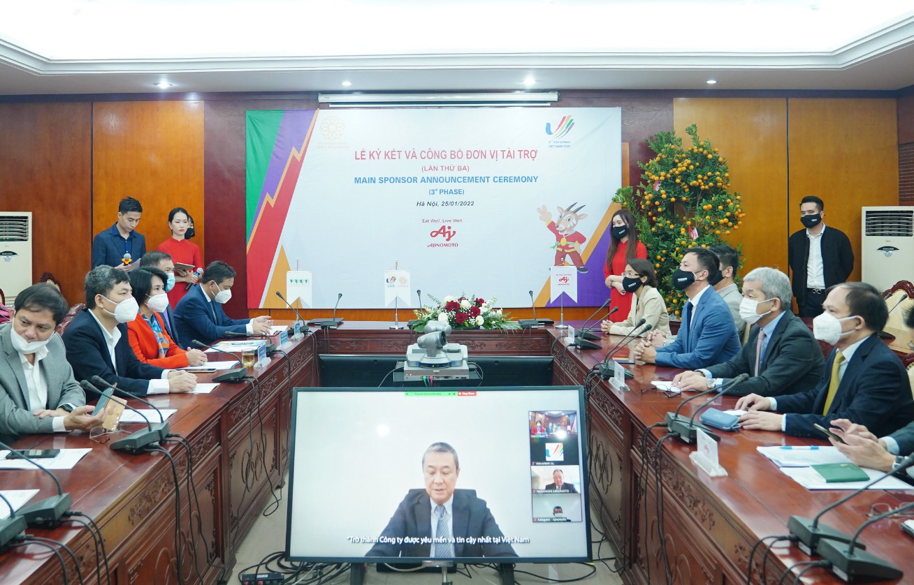 Lần thứ 3 liên tiếp, Tập đoàn Ajinomoto là nhà tài trợ chính cho SEA Games - Ảnh 1. Lần thứ 3 liên tiếp, Tập đoàn Ajinomoto là nhà tài trợ chính cho SEA Games - Ảnh 1.