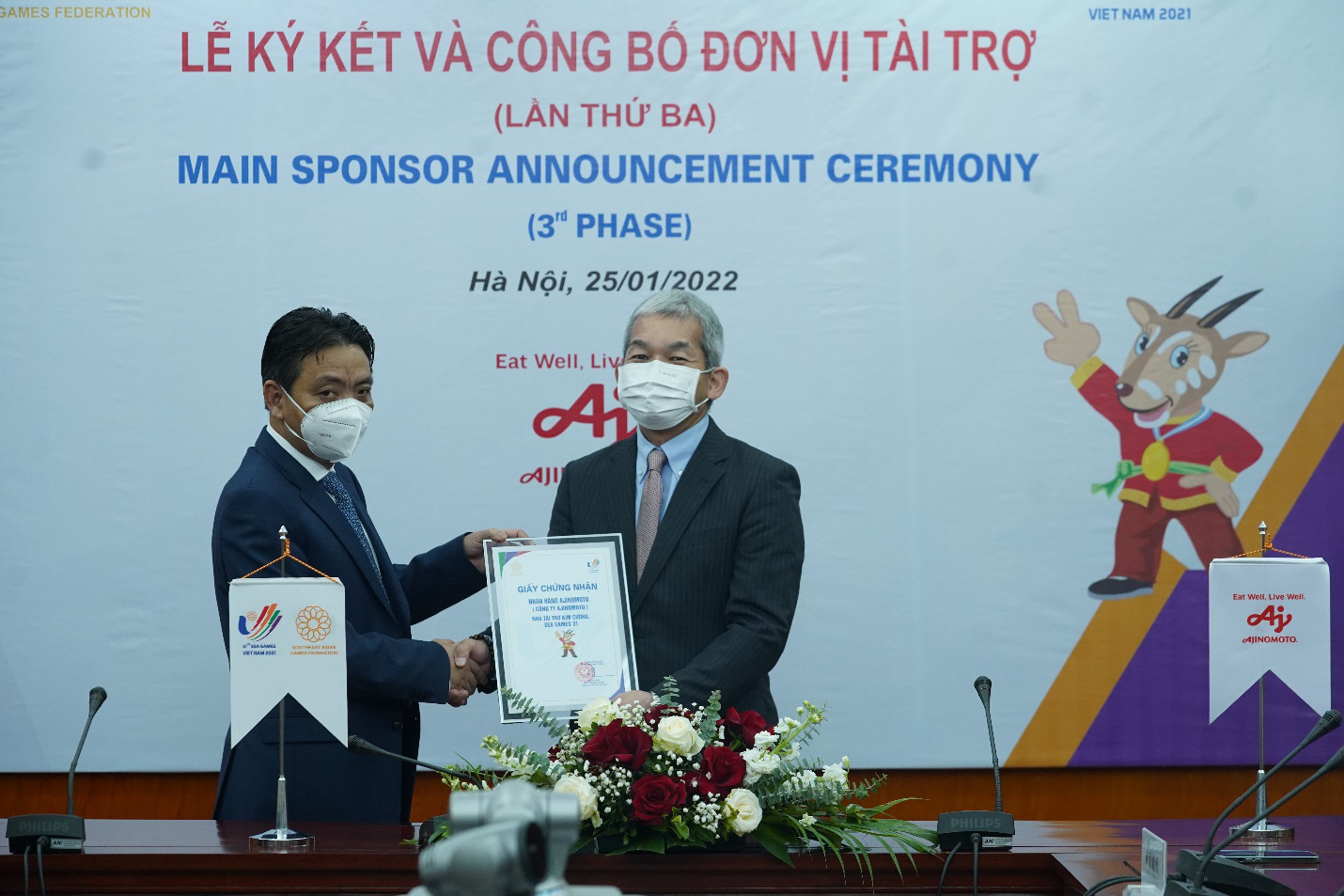 Lần thứ 3 liên tiếp, Tập đoàn Ajinomoto là nhà tài trợ chính cho SEA Games - Ảnh 4. Lần thứ 3 liên tiếp, Tập đoàn Ajinomoto là nhà tài trợ chính cho SEA Games - Ảnh 4.