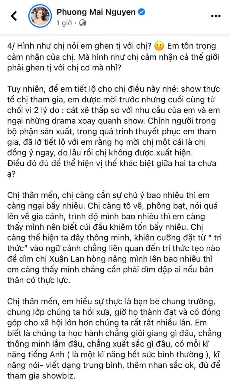 Nóng: Giữa drama với Hà Anh, Phương Mai tiết lộ từ chối tham gia show của Hương Giang vì lý do cát xê? - Ảnh 2.