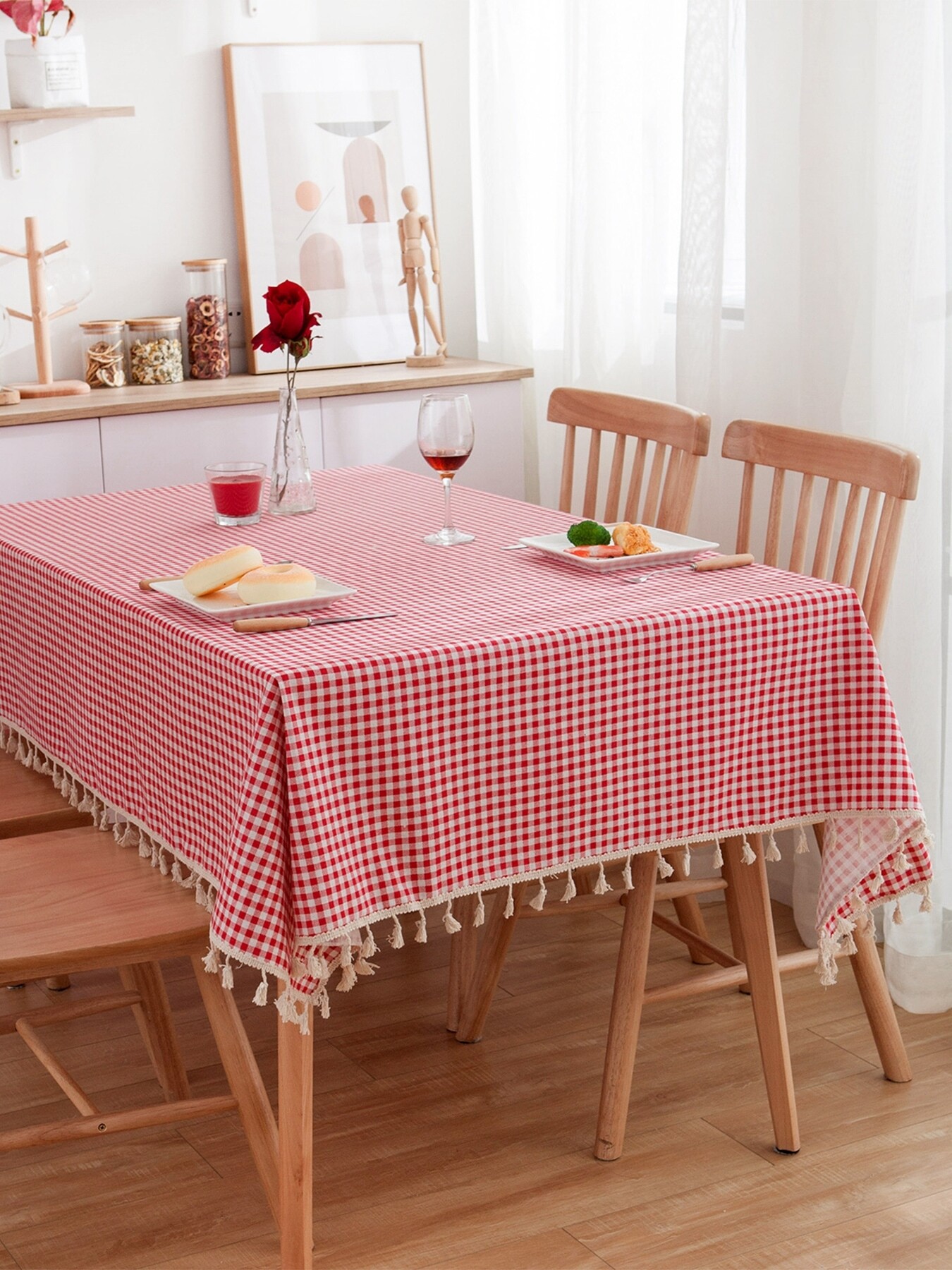 Chỉ từ 67k liền có ngay mẫu khăn trải bàn mới cho bàn ăn gia đình ngày Tết thêm xinh - Ảnh 8.