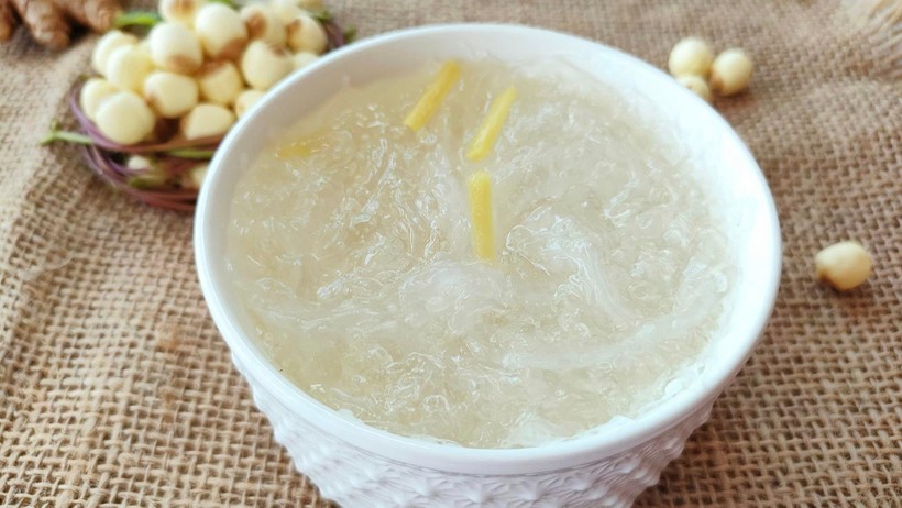 Cách chưng chè tổ yến hạt sen với gừng bổ dưỡng cho ngày se lạnh - Ảnh 7. Cách chưng chè tổ yến hạt sen với gừng bổ dưỡng cho ngày se lạnh - Ảnh 7.
