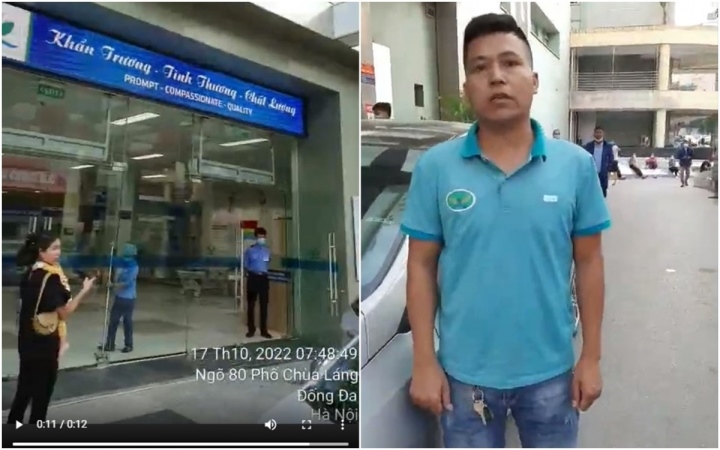 CSGT Hà Nội mở đường cho xe taxi đưa cháu bé đi cấp cứu - Ảnh 1.