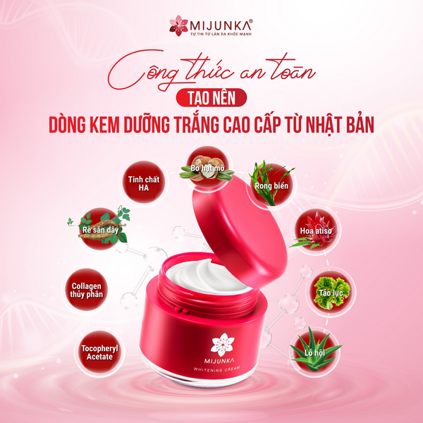 Kem dưỡng trắng phục hồi da Mijunka Whitening Cream có gì đặc biệt? - Ảnh 2.