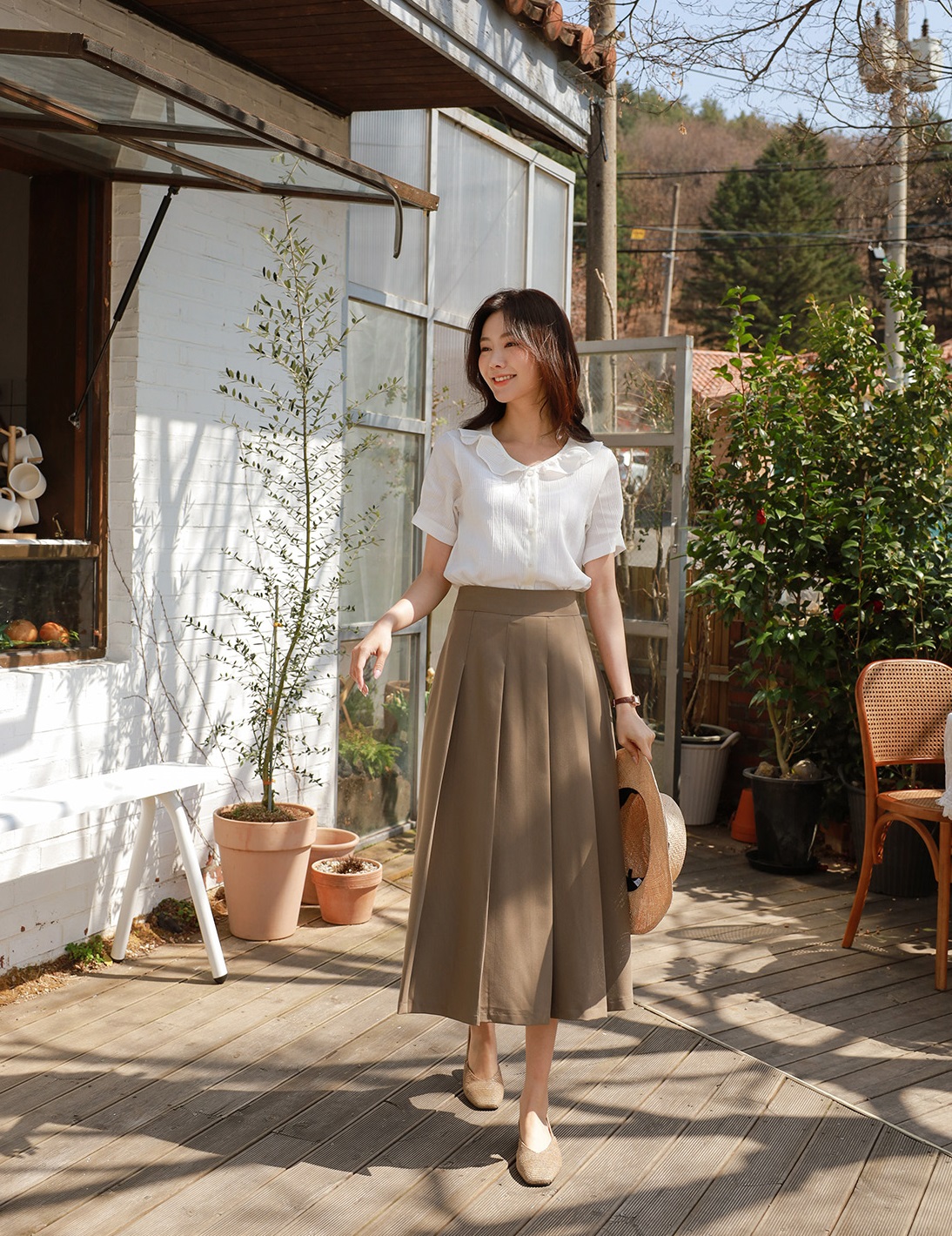 Chân váy bò chữ A cạp cao chân váy jeans ngắn lưng cao màu xanh lá kiểu  dáng cá tính thời trang Hàn Quốc | Lazada.vn