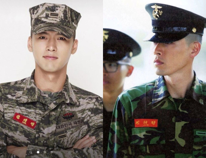 Nam thần quân đội xứ Hàn: Song Joong Ki - Hyun Bin như thể đi đóng phim, Jaejoong - Taecyeon khoe body vạm vỡ phát mê - Ảnh 1.