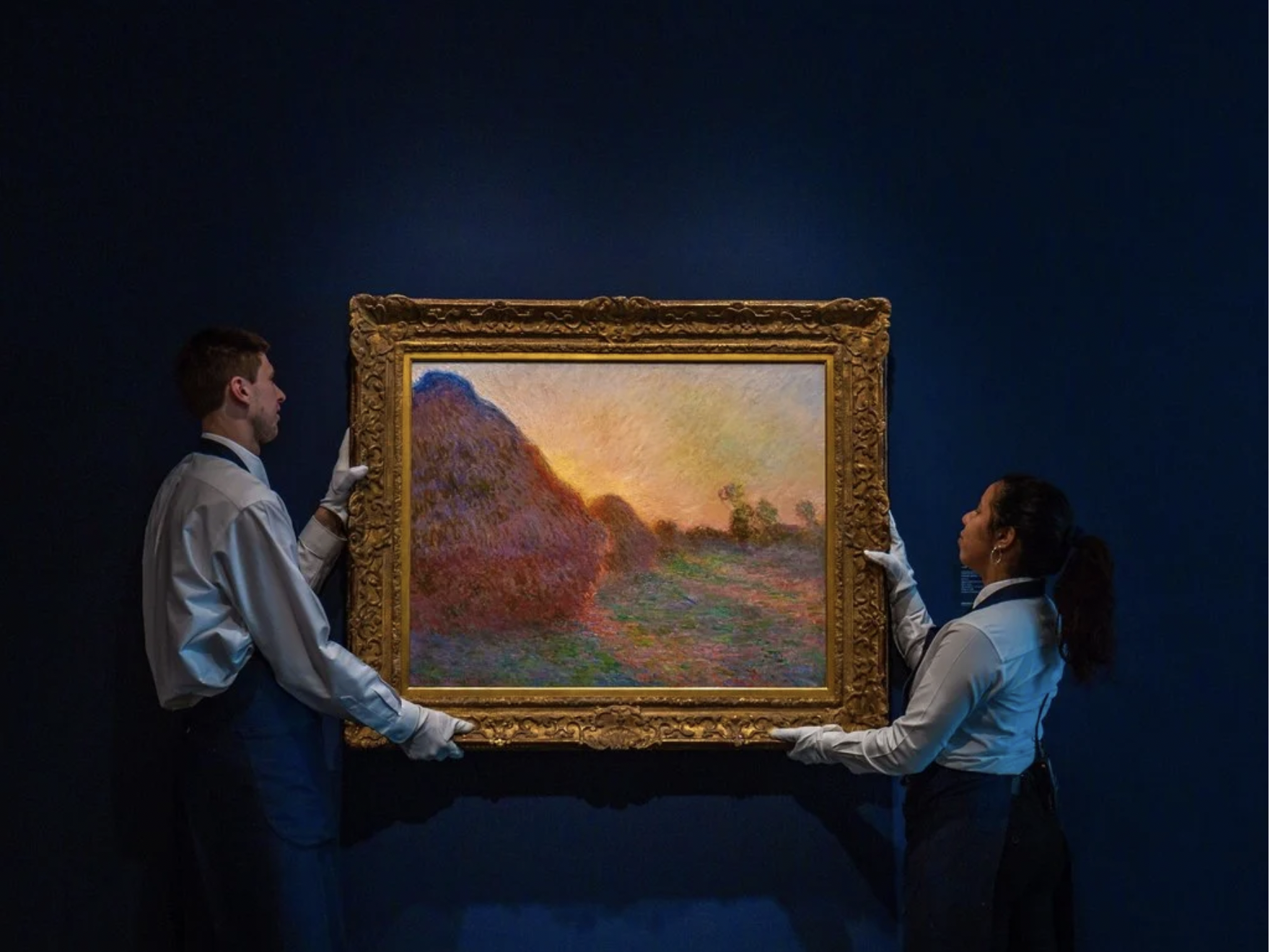 Tạt xúp vào bức tranh 110,7 triệu USD của Monet để liên tiếng về khí hậu - Ảnh 2.