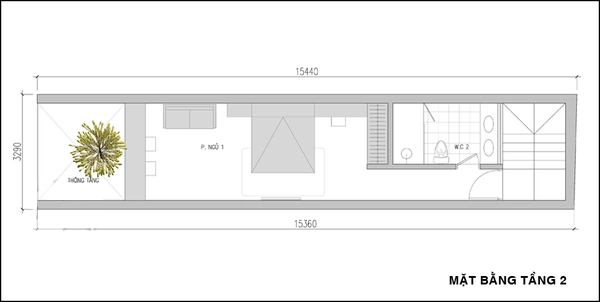 Tư vấn thiết kế nhà ống 50m² một mặt tiền nhưng vẫn thoáng sáng - Ảnh 2.