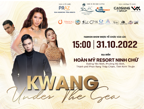 Sự kiện thời trang Kwang Under The Sea Fashion Show được diễn ra tại Hoàn Mỹ Resort Ninh Chữ vào ngày 31/10 - Ảnh 1.