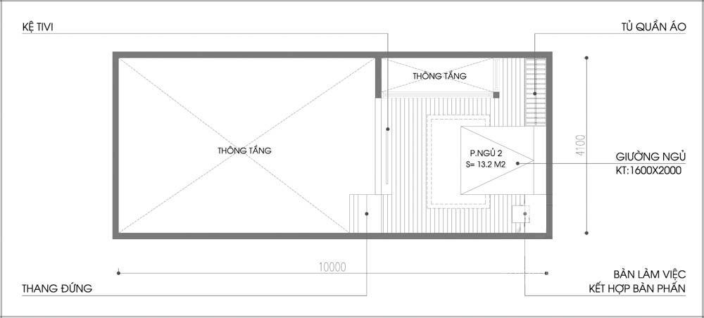 Cải tạo nhà phố rộng 40m² rất thoáng mát - Ảnh 3.