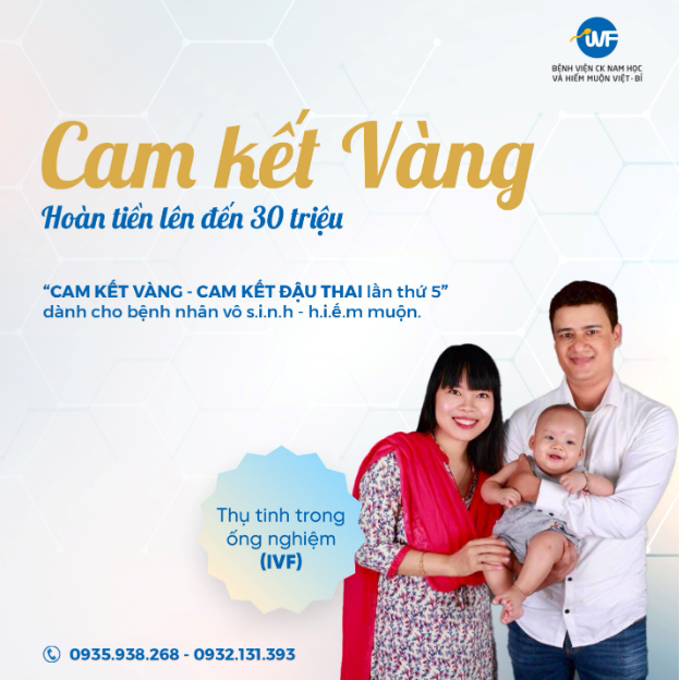 Tầm soát vô sinh, hiếm muộn với ưu đãi cam kết vàng tại IVF Việt – Bỉ - Ảnh 3.