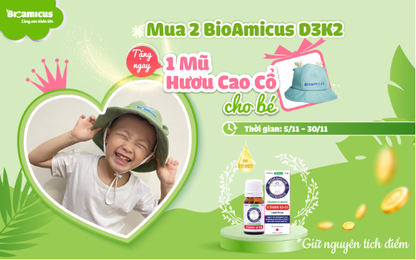 Cùng BioAmicus góp quỹ Ngân hàng D3K2 cho trẻ sơ sinh - Vì tầm vóc trẻ em Việt - Ảnh 2.