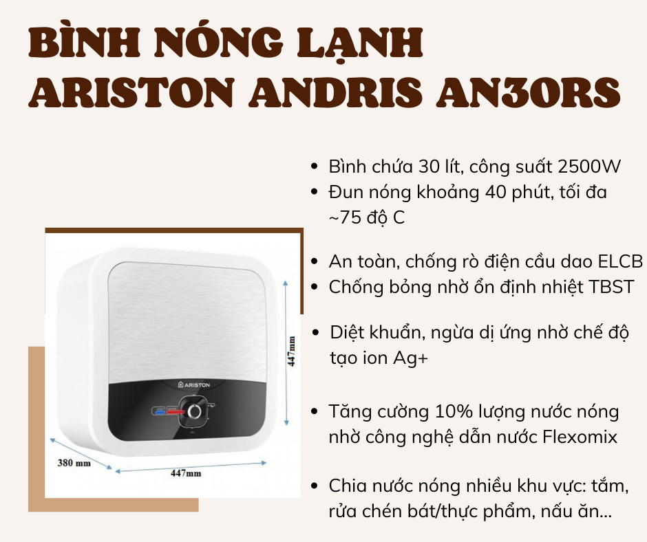 Loạt bình nóng lạnh giá dưới 5 triệu đồng chất lượng tốt lại tiết kiệm điện năng mà bạn có thể tham khảo - Ảnh 1.