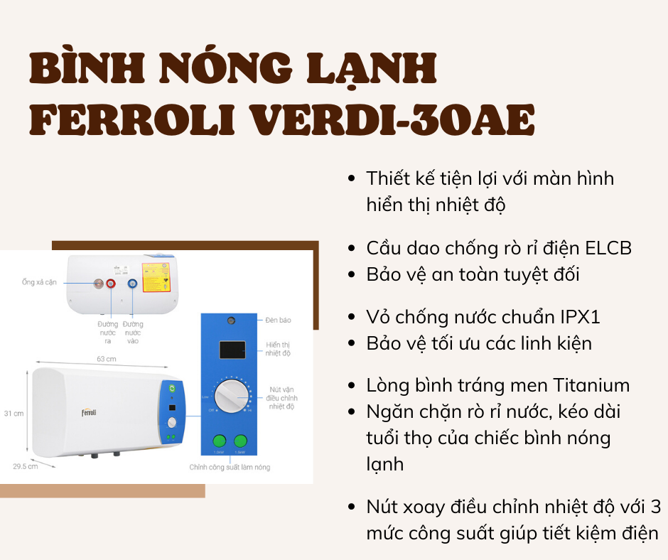 Loạt bình nóng lạnh giá dưới 5 triệu đồng chất lượng tốt lại tiết kiệm điện năng mà bạn có thể tham khảo - Ảnh 3.