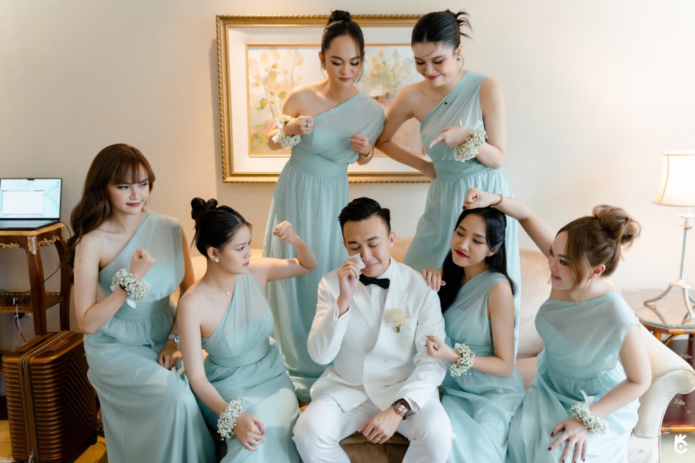 Ngân Anh và chồng biên tập viên khoe visual xịn xò cùng loạt khoảnh khắc hạnh phúc trong đám cưới - Ảnh 5.