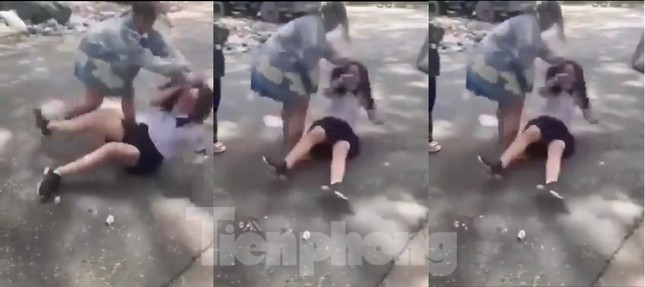 Nữ sinh trung học ở TPHCM bị 'đàn chị' đánh bầm dập trên đường - Ảnh 1.