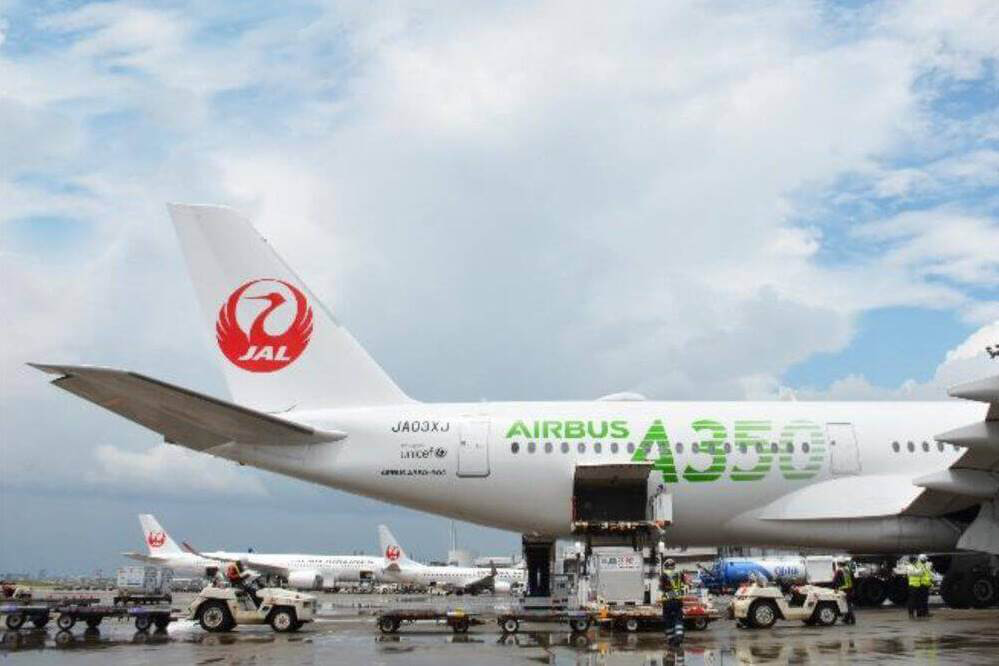 Japan Airlines thực hiện chuyến bay không phát thải đầu tiên tại Nhật Bản  - Ảnh 1.