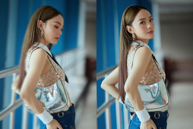 Pha đụng hàng nguy hiểm: Tiểu Vy, Thuỳ Tiên và Minh Hằng cùng mặc chung tấm áo gây hiểu lầm - Ảnh 5. Pha đụng hàng nguy hiểm: Tiểu Vy, Thuỳ Tiên và Minh Hằng cùng mặc chung tấm áo gây hiểu lầm - Ảnh 5.