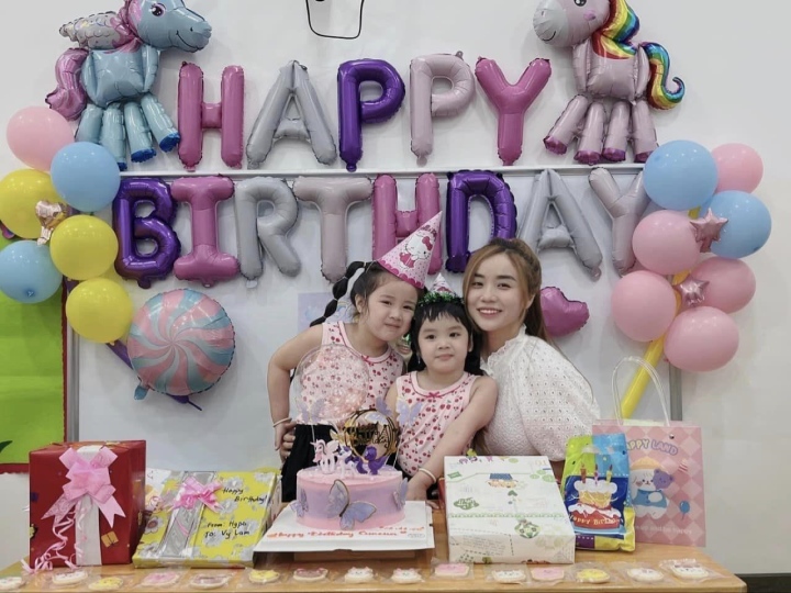 Cindy Lư tổ chức sinh nhật mừng con gái 4 tuổi, Hoài Lâm vắng mặt - Ảnh 1.