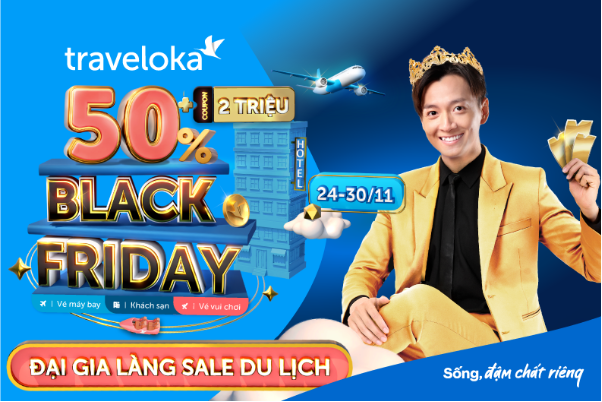 Thỏa thích vi vu cùng cả nhà với ưu đãi du lịch 50% cực khủng từ Traveloka Black Friday - Ảnh 3. Thỏa thích vi vu cùng cả nhà với ưu đãi du lịch 50% cực khủng từ Traveloka Black Friday - Ảnh 3.