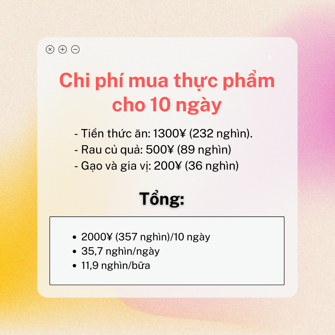 Mẹ Việt ở Nhật có bữa cơm chỉ 15k/người, chị em độc thân tham khảo để áp dụng cho tiết kiệm - Ảnh 3.