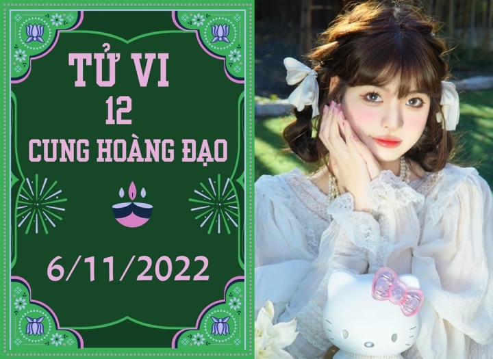 Tử vi vui 12 cung hoàng đạo 6/11: Bọ Cạp hút tài lộc, Ma Kết gặp áp lực - Ảnh 1. Tử vi vui 12 cung hoàng đạo 6/11: Bọ Cạp hút tài lộc, Ma Kết gặp áp lực - Ảnh 1.