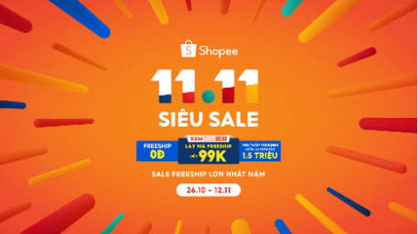 Shopee khởi động 11.11 Siêu Sale, gia tăng chuỗi ưu đãi thiết thực  giúp người dùng mua sắm giải trí tiện lợi, tiết kiệm - Ảnh 1.