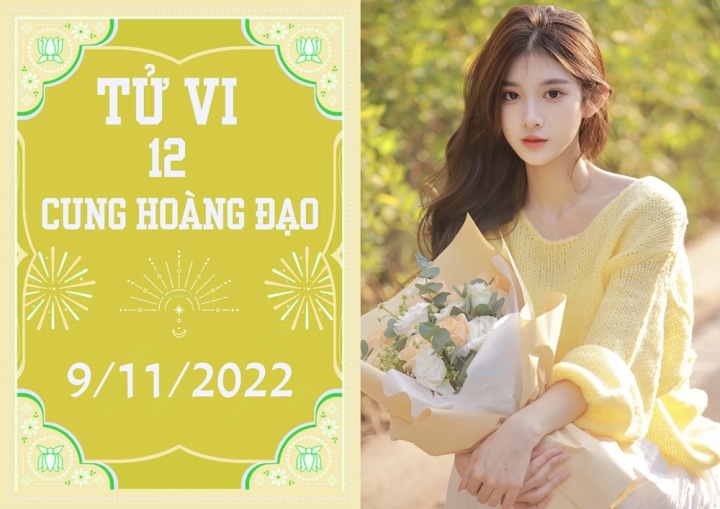 Tử vi vui 12 cung hoàng đạo 9/11: Sư Tử khởi sắc, Nhân Mã tài trí - Ảnh 1. Tử vi vui 12 cung hoàng đạo 9/11: Sư Tử khởi sắc, Nhân Mã tài trí - Ảnh 1.