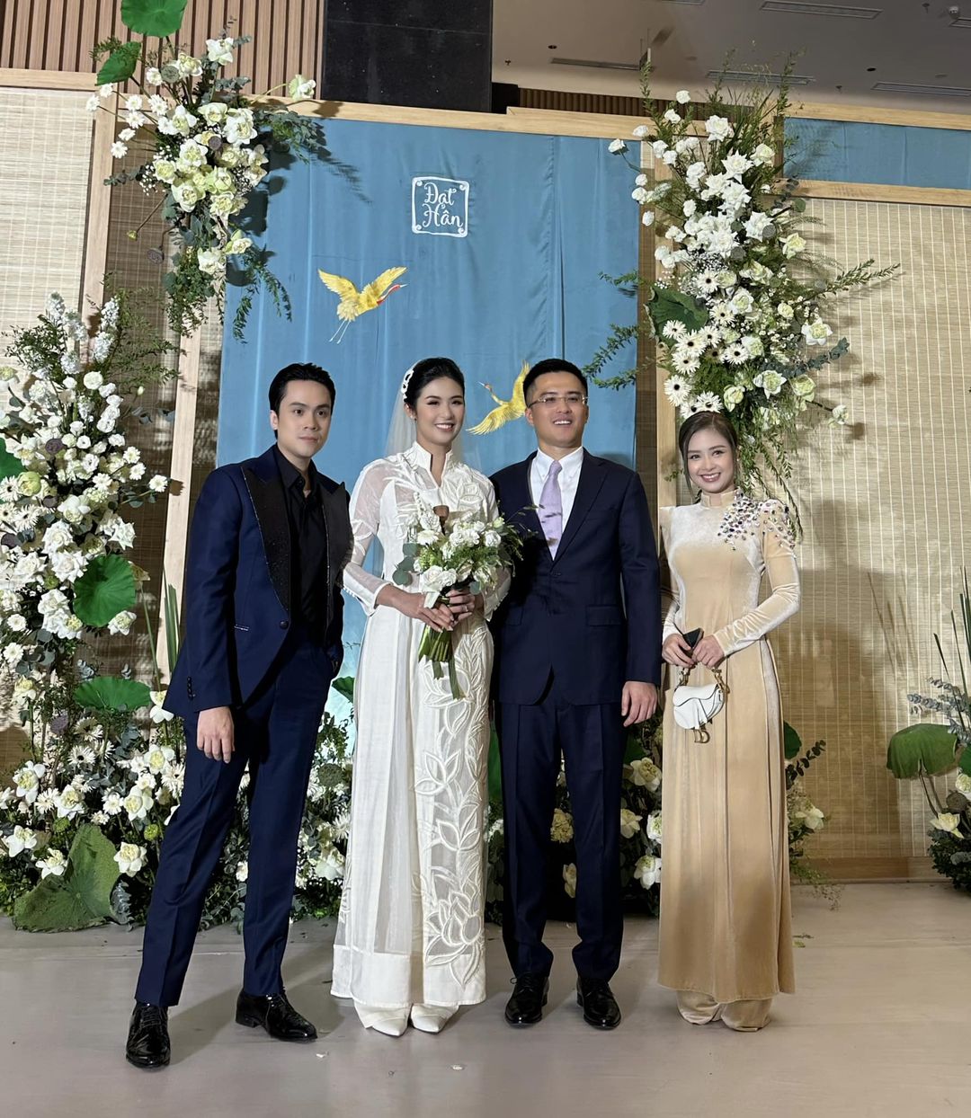 Dàn khách mời tại hôn lễ của Hoa hậu Ngọc Hân: Các Hoa - Á hậu diện áo dài thanh lịch và duyên dáng - Ảnh 6.