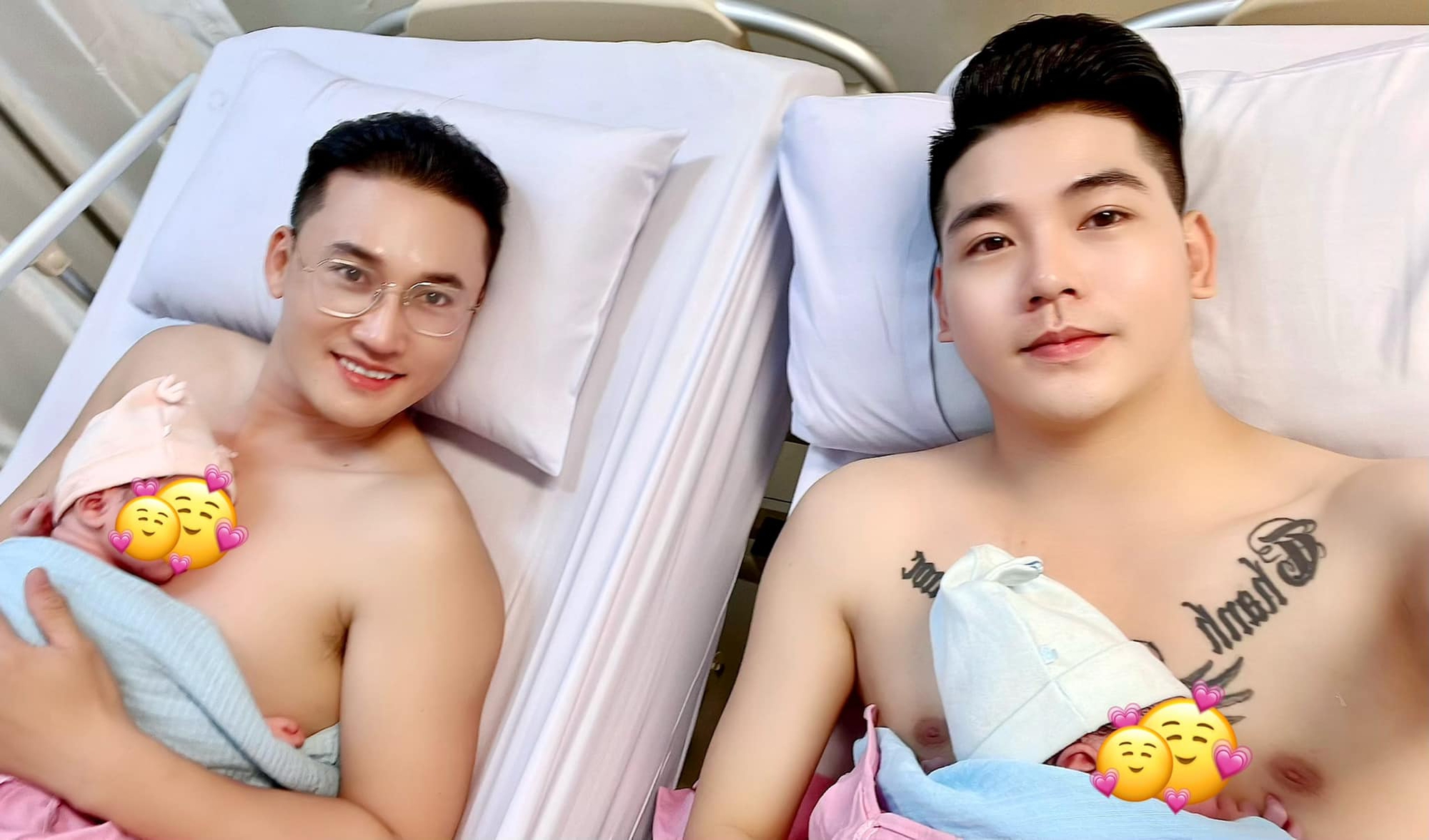 Sao nam Vbiz và bạn trai chào đón cặp song sinh nhờ phương pháp mang thai hộ - Ảnh 1. Sao nam Vbiz và bạn trai chào đón cặp song sinh nhờ phương pháp mang thai hộ - Ảnh 1.