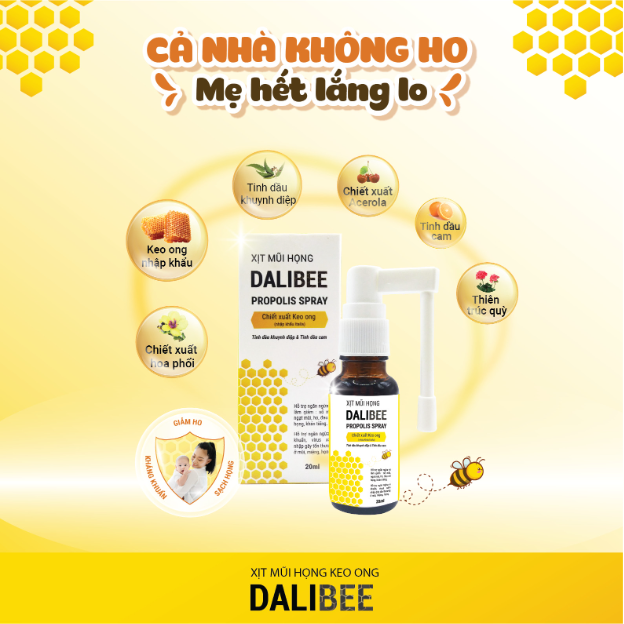 Sản phẩm xịt mũi họng Dalibee Propolis Spray có gì đặc biệt? - Ảnh 3.