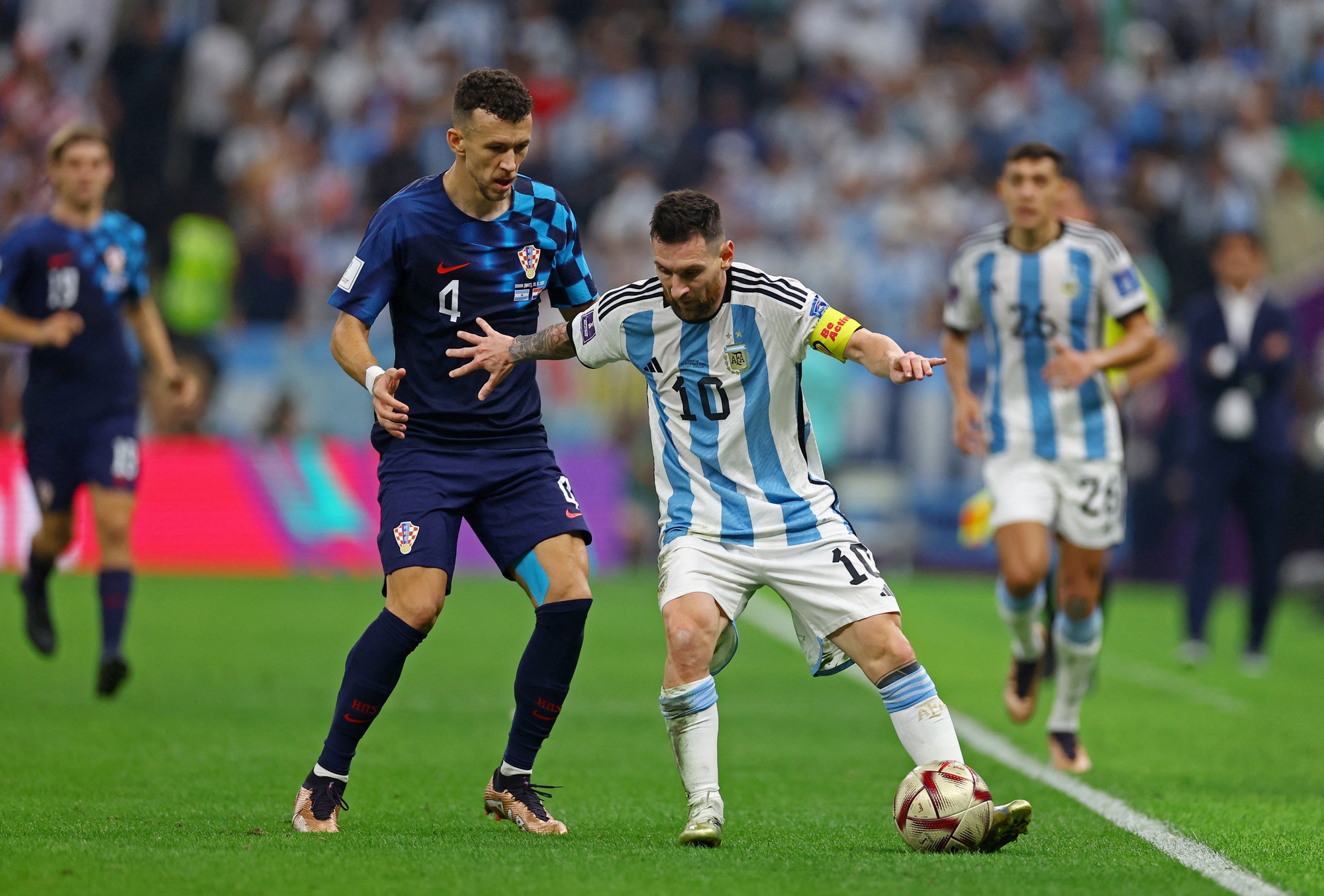 Messi tỏa sáng, Argentina thắng đậm Croatia, vào chung kết World Cup 2022 - Ảnh 1.