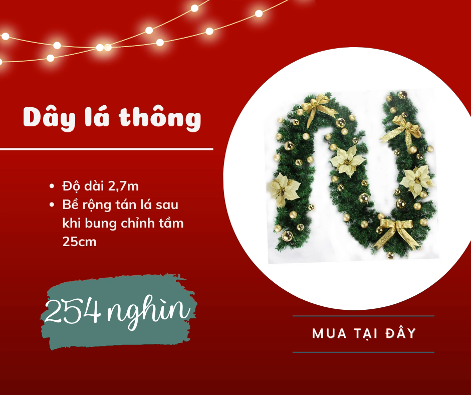 5 sản phẩm trang trí giá từ 50 nghìn mà &quot;thổi hồn&quot; cho không gian sống nhà bạn dịp Giáng sinh  - Ảnh 5.