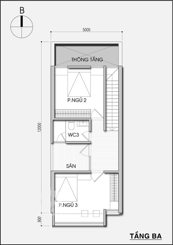 Cách thiết kế nhà ống một mặt tiền hiện đại và đủ sáng - Ảnh 3.