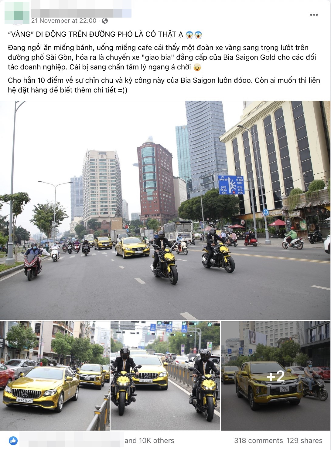 Cộng đồng mạng tò mò hoạt động quảng bá chương trình ưu đãi với loạt xe chở vàng - Ảnh 4.