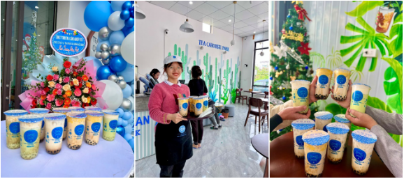 Bắc Ninh c&oacute; th&ecirc;m một cơ sở tr&agrave; sữa Tea Carousel Park - Ảnh 3.