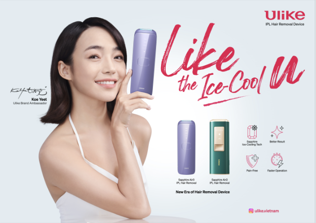 Ulike chính thức ra mắt máy triệt lông Sapphire Ice - Cooling tại Việt Nam - Ảnh 2.