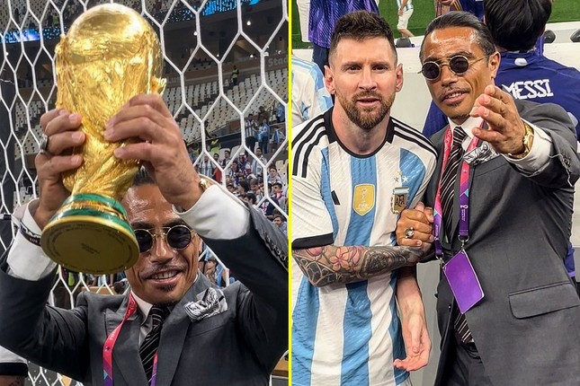 FIFA điều tra vụ ‘thánh rắc muối’ Salt Bae làm phiền Messi, tranh cầm cúp vàng với sao Argentina - Ảnh 1.